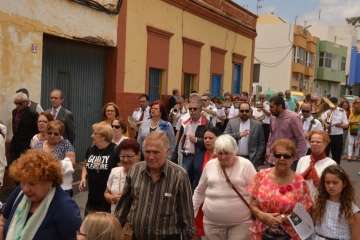 Misa, procesión y desfile de ganado en La Pardilla (Foto Francisco Javier Santana)